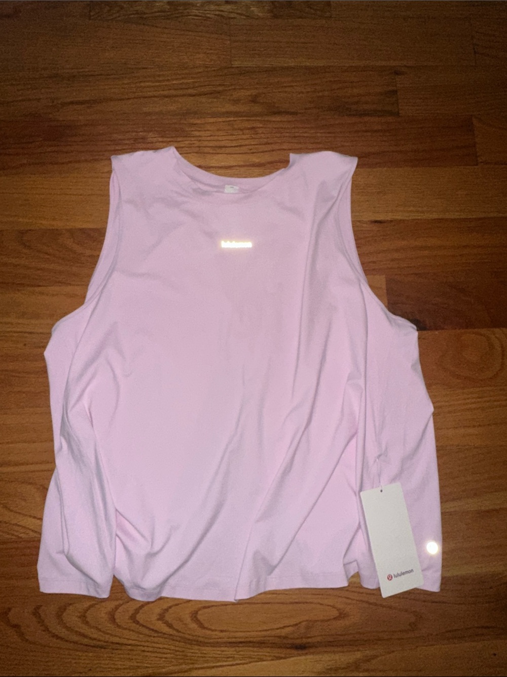 Lululemon Pace Crush Cross-Back Graphic Tank Top
Pink Organza